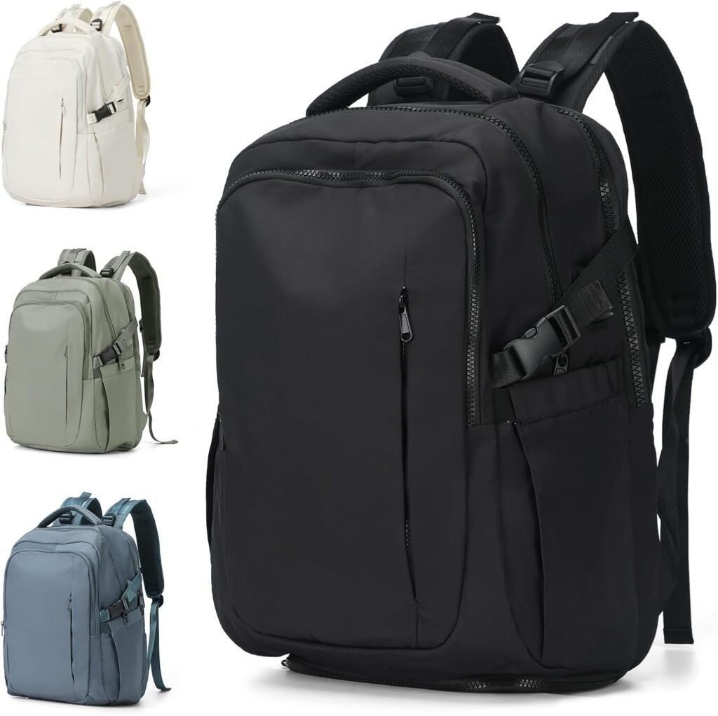 
									Large Travel Backpack for Women Men Airline Approved Carry On Personal Item Backpack Bag Frontier Airlines Personal Item Bag Flight Approved Luggage Backpack – Black